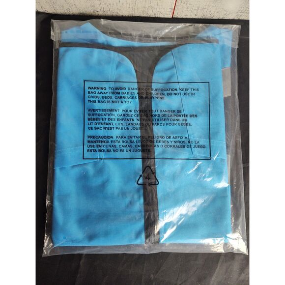 Amazon High Visibility Full Zip Unisex Vest Sz XL NEW - Picture 2 of 3